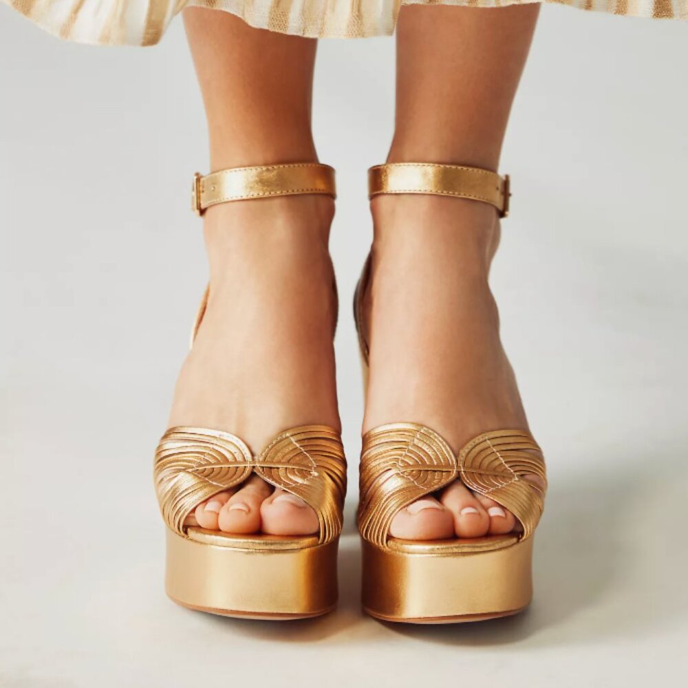 Maeve platform heels (anthropologie)